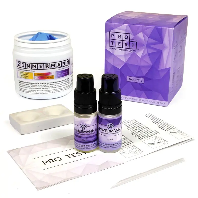 Zimmermannn Reagent Test Kit with all recommended accessories