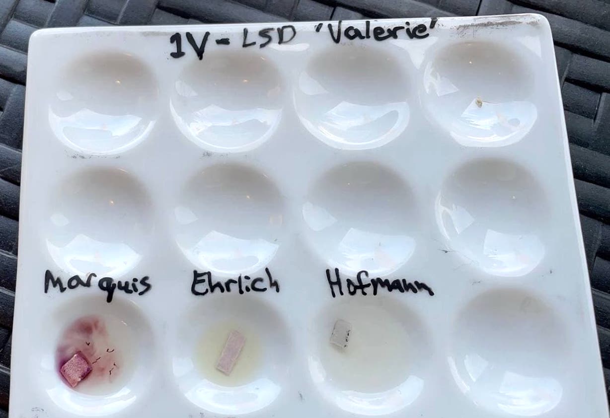 1V-LSD reactions at 5 minutes