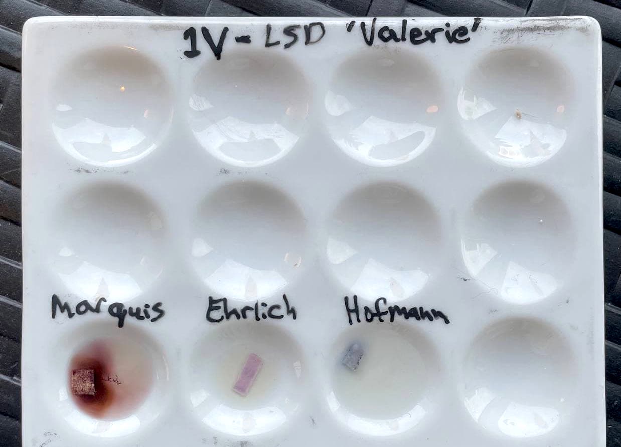 1V-LSD reactions at 60 minutes