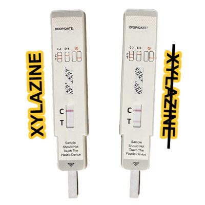 Testing strip for xylazine