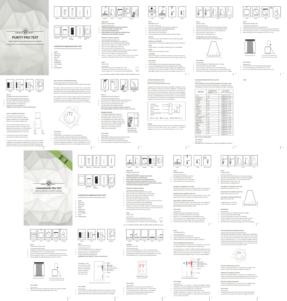 Thin Layer Chromatography (TLC) PRO Test booklets